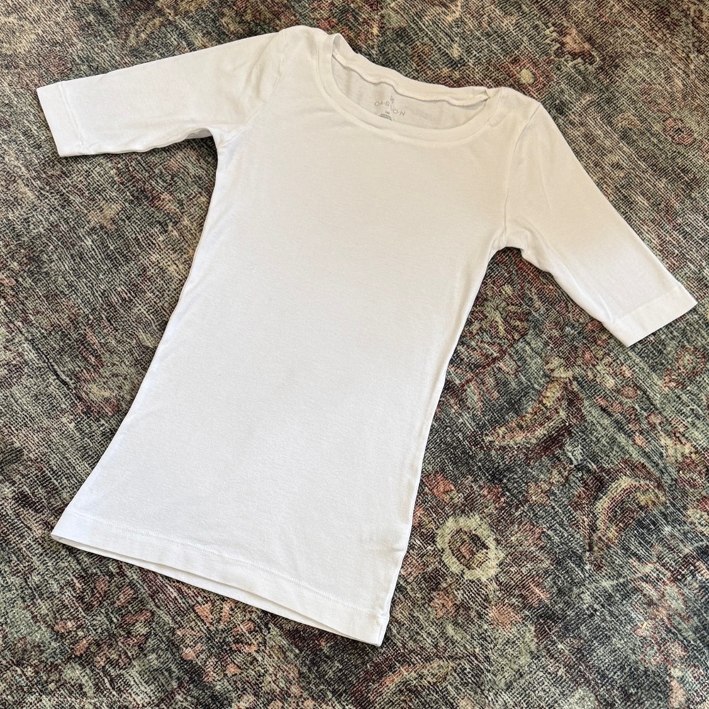 Caslon Elbow Sleeve Tee Size XXS